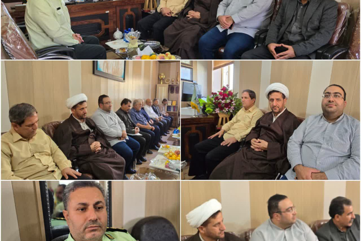 دیدار صمیمانه مسئولین فرهنگی و انتظامی در هفته نیروی انتظامی (شهرستان سرپل ذهاب)