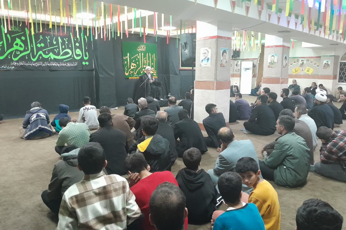 مراسم عزاداری  و سوگواری  به مناسبت سالروز شهادت حضرت زهرا(س) در شهرستان صحنه