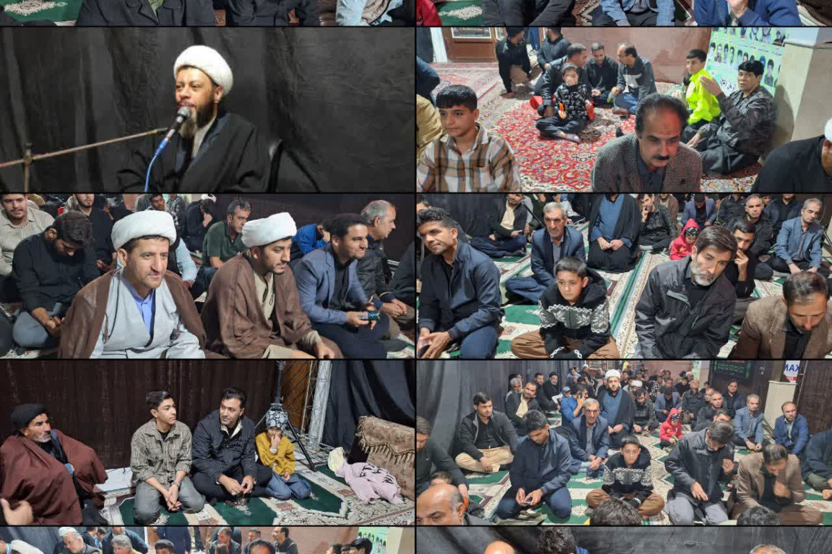 مراسم عزاداری بی بی دوعالم حضرت فاطمه زهرا(س) در شهرستان سرپل ذهاب