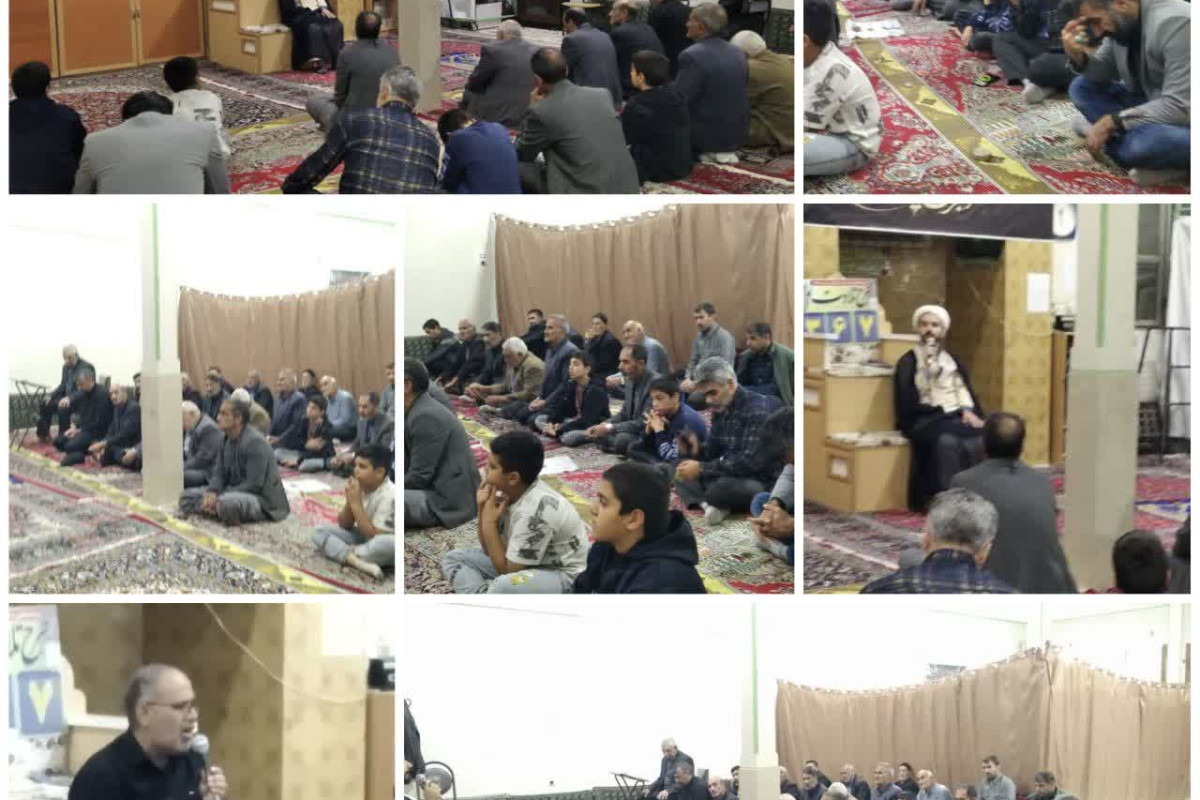 مراسم ایام سوگواری بانوی دو عالم حضرت فاطمه زهرا (س) در شهرستان هرسین