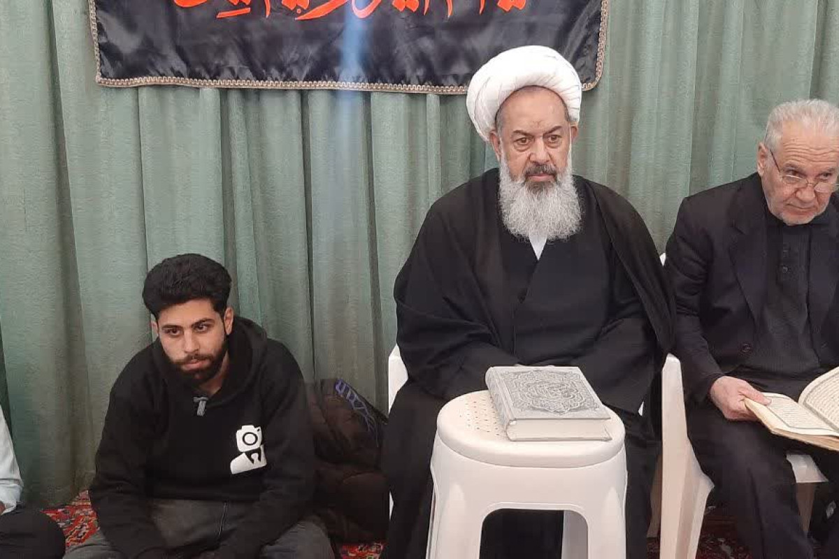 محفل انس با قرآن در ماه مبارک رمضان در مسجد حاج آقا ابوتراب آل آقا کرمانشاه