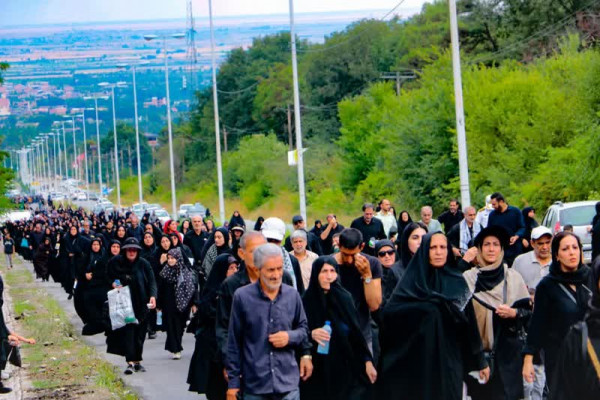 گلستان| حماسه عاشقان حسینی در پیاده‌روی دلدادگان گلستان