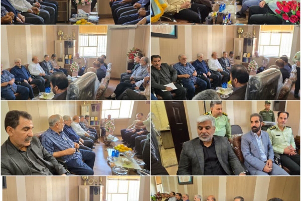 دیدار بزرگان و معتمدین شهرستان سرپلذهاب  با فرماندهی انتظامی شهرستان