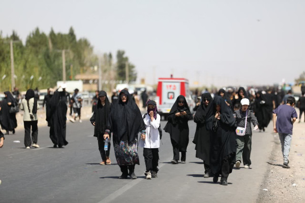 گزارش تصویری مراسم جاماندگان اربعین