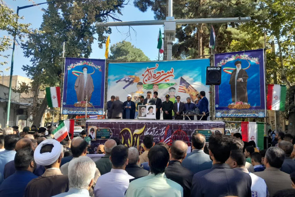 مردم شهرستان صحنه حماسه‌ای تازه در 13 آبان رقم زدند