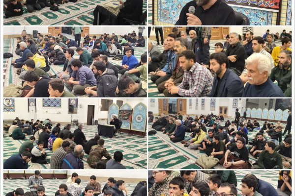 چهارمین شب سوگواری ایام فاطمیه در جوار حرم مطهر احمد بن اسحاق (ره) سرپل ذهاب