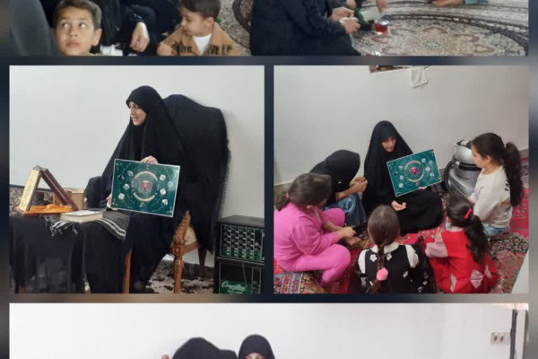 ویژه‌ برنامه پرده‌خوانی ایام فاطمیه در شهرستان گیلانغرب