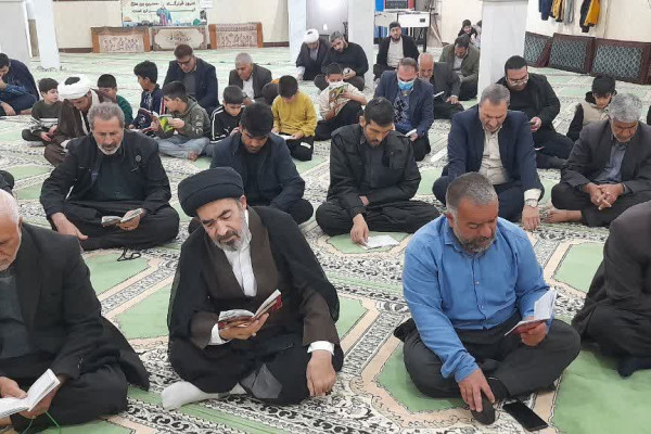 مراسم وفات  حضرت ام البنین سلام الله علیها شهرستان سرپل ذهاب