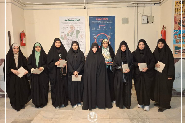 نشستی صمیمی و پرمهر با دختران پیشرو مدارس صدرا شهرستان کرمانشاه