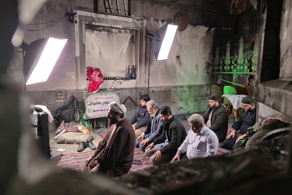 حسینیه ای در اهواز که طعمه آتش نمرودیان شد