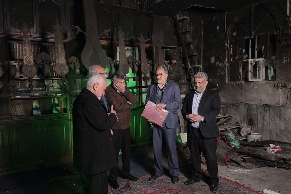 حسینیه ای در اهواز که طعمه آتش نمرودیان شد