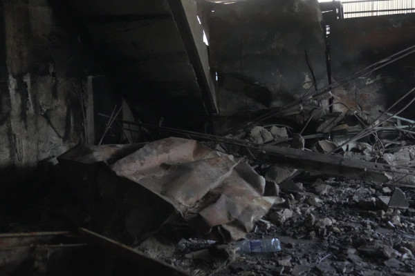 بازدید اصحاب رسانه خوزستان از اماکن آسیب دیده ناشی از اغتشاشات