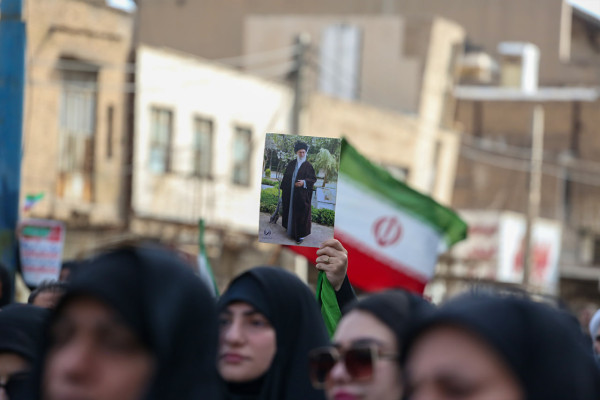 تجمع مردم اهواز در سوگ رهبر انقلاب