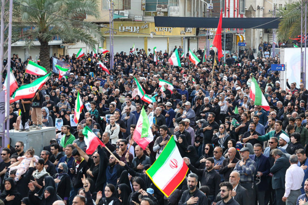 تجمع مردم اهواز در سوگ رهبر انقلاب