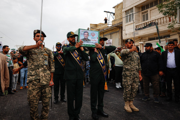 تشییع دریابان شهید تنگسیری در آبادان