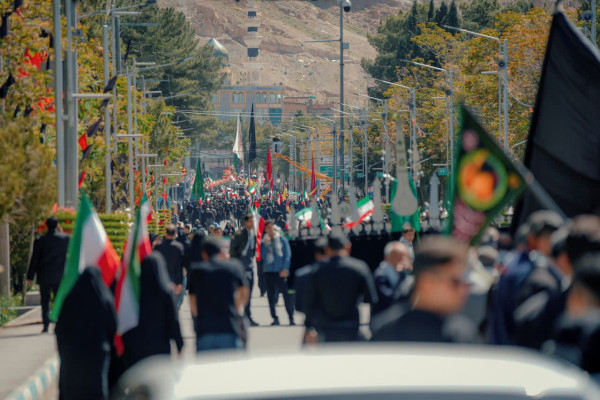 عزاداری هیاتها در عزای رهبر شهیدمان