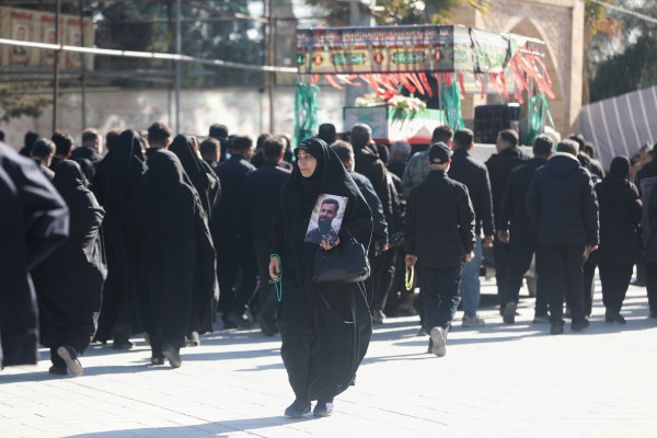 مراسم تشییع و تدفین شهید محمدعلی سعادت