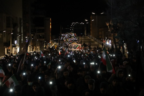 اجتماع خانوادگی و تشییع باشکوه شهدای امنیت در شهرکرد