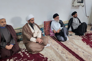 دیدار مدیرکل تبلیغات اسلامی بوشهر با خانواده شهید دشتی حسینی